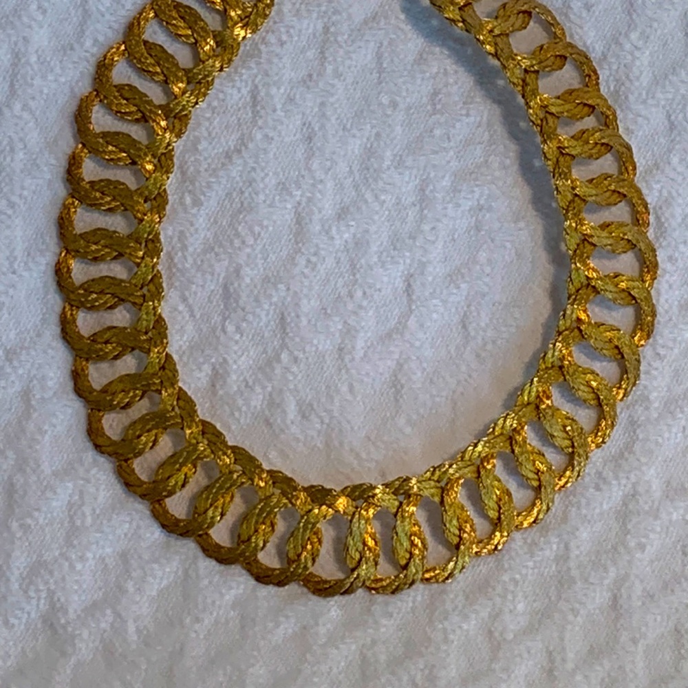 Vintage Gold Choker Flexible/Braided
